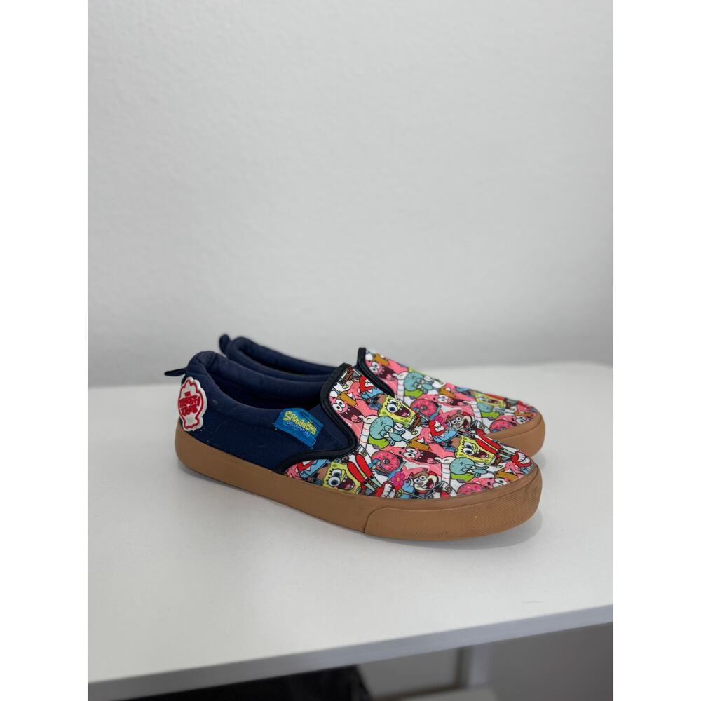 SpongeBob Krusty Krab Ground Up Slip-On Canvas Shoes - 8.5 - Picture 10 of 10